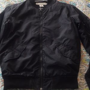 L.O.G.G.  By H&M Black bomber jacket